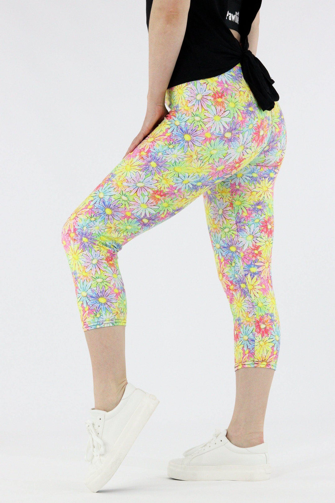 Daisy Spring - Casual Capri Leggings Casual Capri Leggings Pawlie   