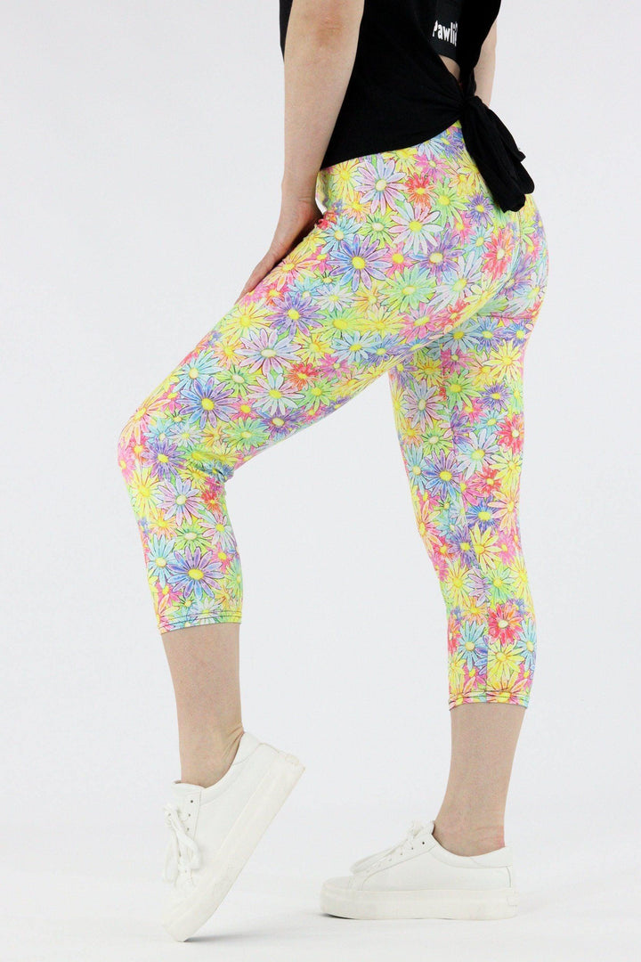 Daisy Spring - Casual Capri Leggings Casual Capri Leggings Pawlie   