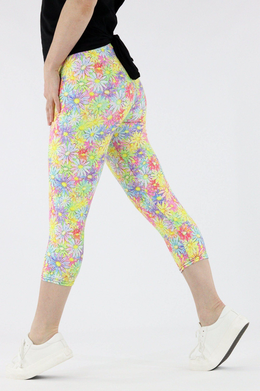 Daisy Spring - Casual Capri Leggings Casual Capri Leggings Pawlie   