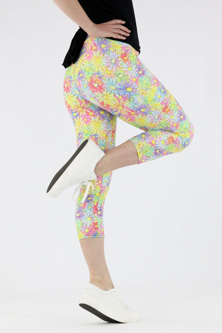 Daisy Spring - Casual Capri Leggings Casual Capri Leggings Pawlie   