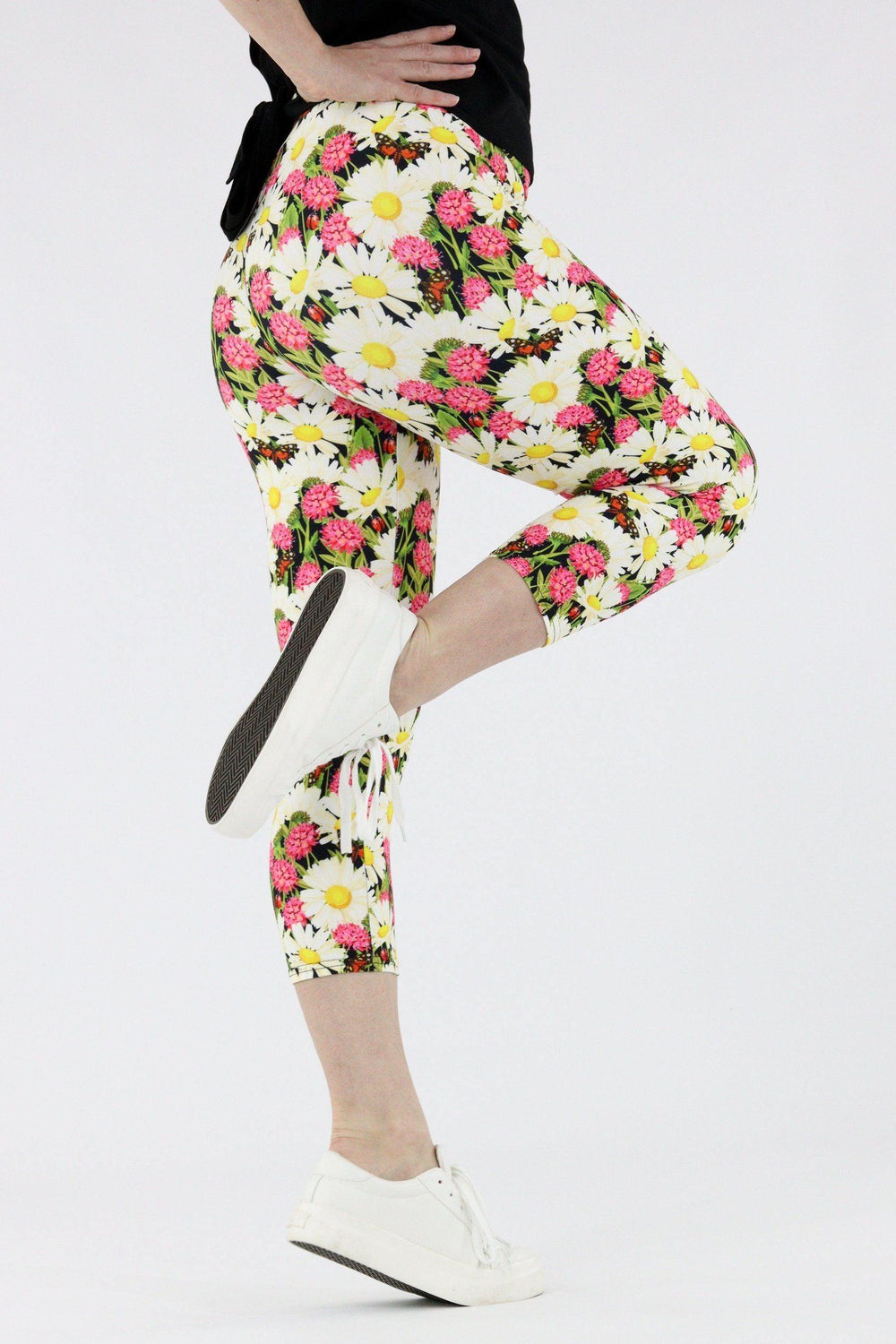 Daisy Meadow - Casual Capri Leggings Casual Capri Leggings Pawlie   