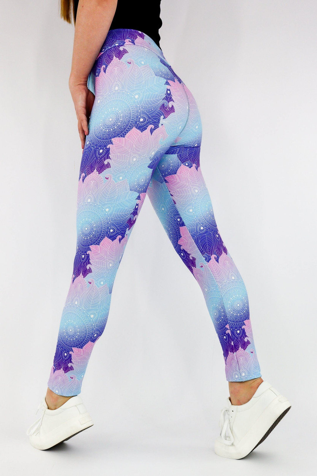 Dreamy Mandala - Casual Leggings - Multi Colour Casual Full Leggings Pawlie   