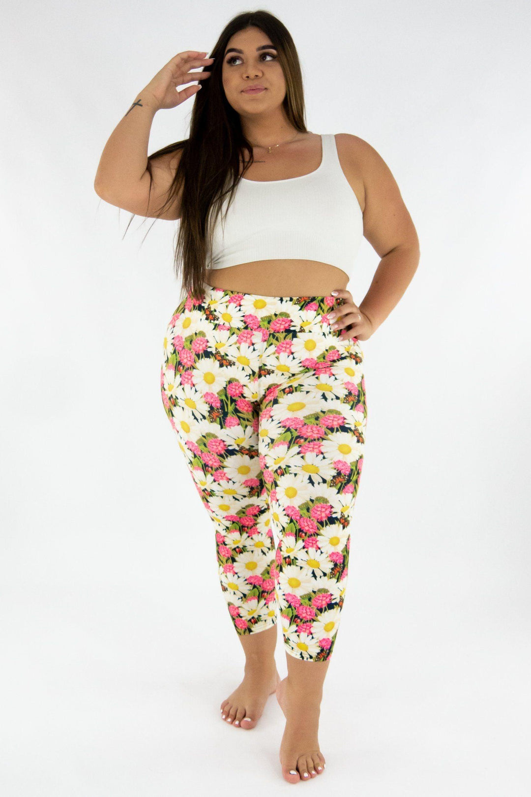 Daisy Meadow - Casual Capri Leggings Casual Capri Leggings Pawlie   