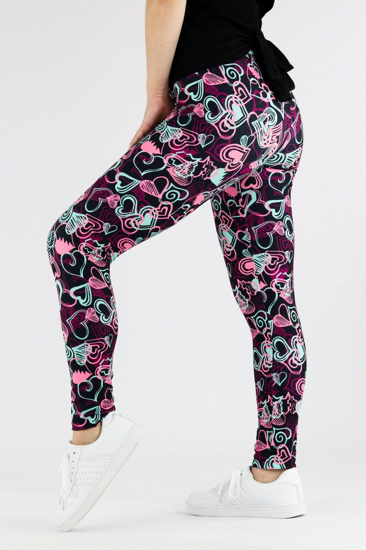 Lots of Love - Casual Leggings Casual Full Leggings Pawlie   