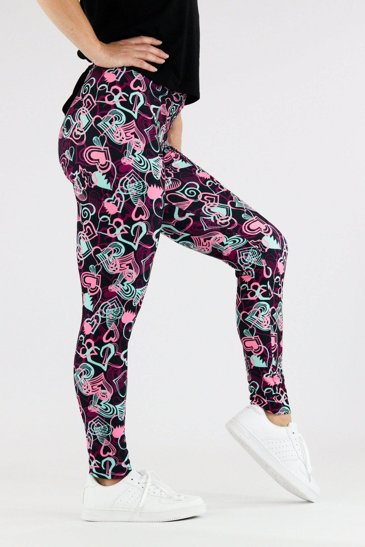 Lots of Love - Casual Leggings Casual Full Leggings Pawlie   