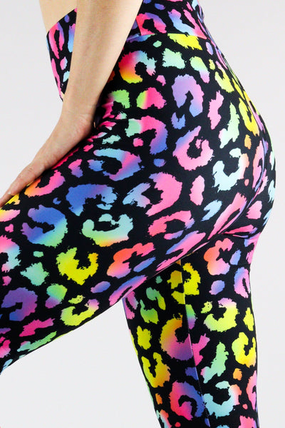 Radiant Leopard - Casual - Long Full Leggings Casual Full Leggings Pawlie   