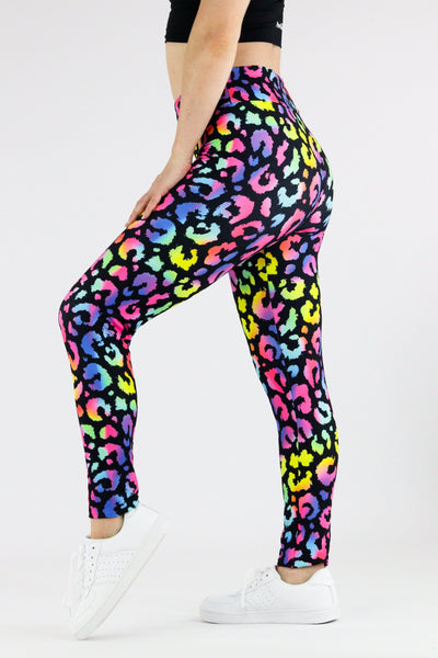 Radiant Leopard - Casual - Long Full Leggings Casual Full Leggings Pawlie   