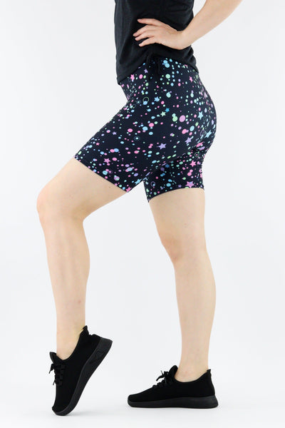 Neon Galaxy - Casual Mid Shorts Casual Shorts Pawlie   