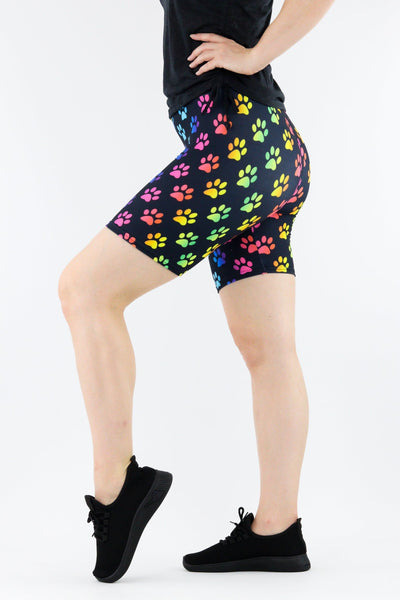 Rainbow Paws - Casual Mid Shorts Casual Shorts Pawlie   