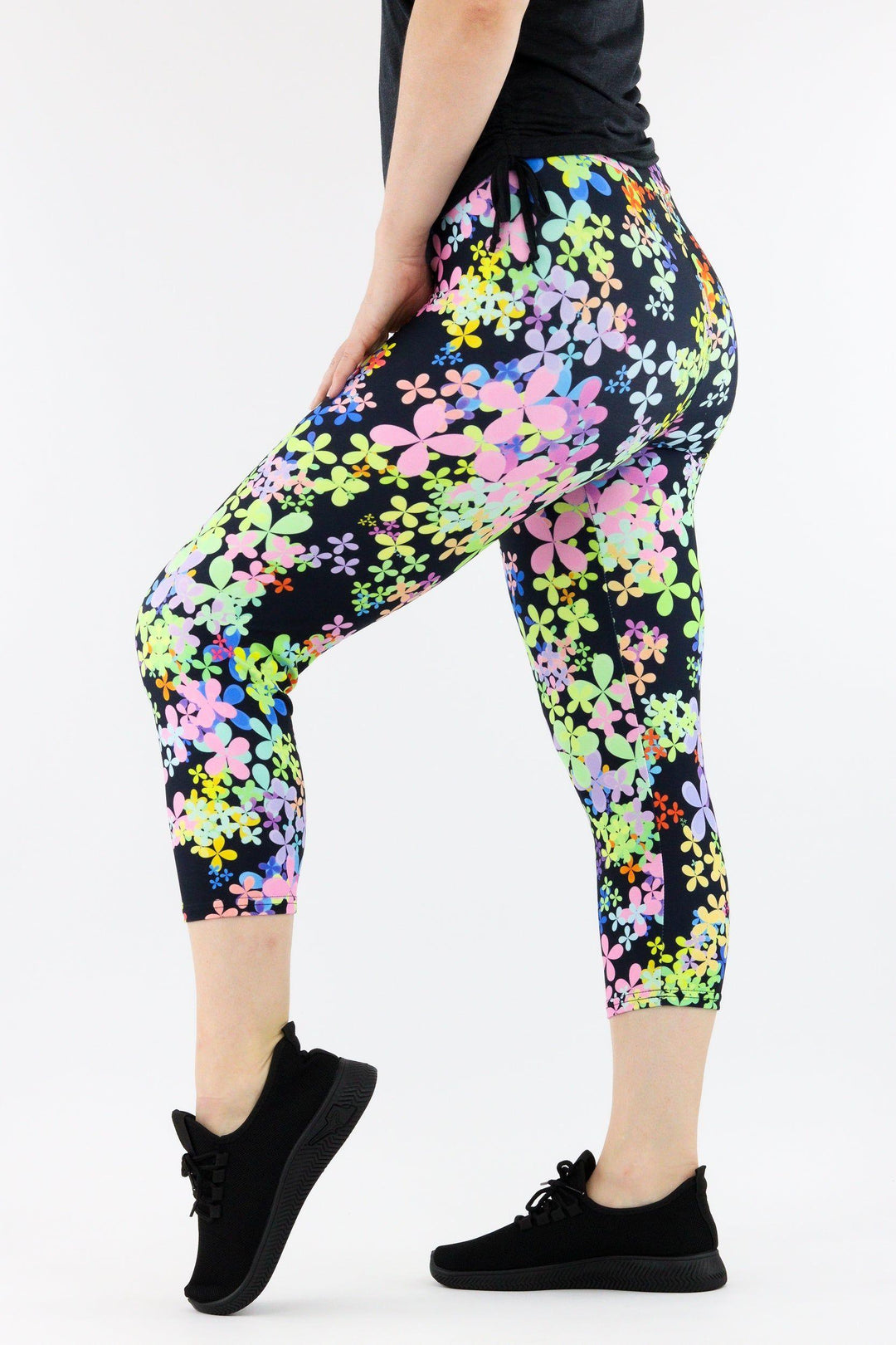 Plethora Flora - Casual Capri Leggings Casual Capri Leggings Pawlie   