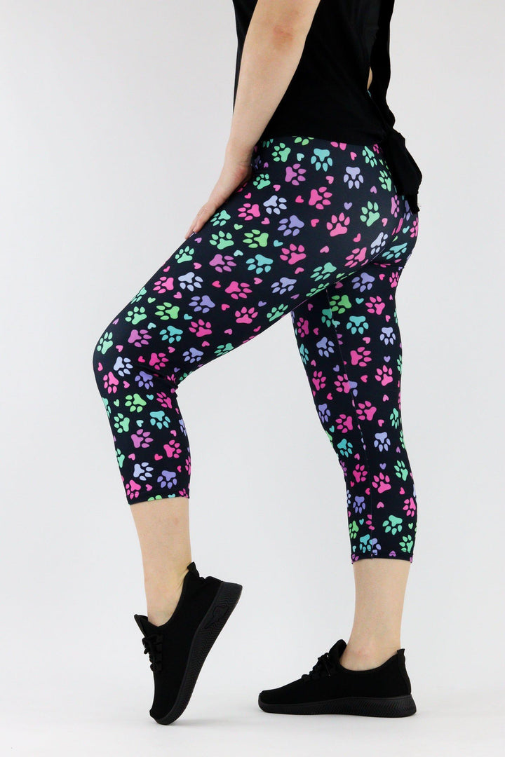 Paw'ty Time - Casual - Capri Leggings Casual Capri Leggings Pawlie   