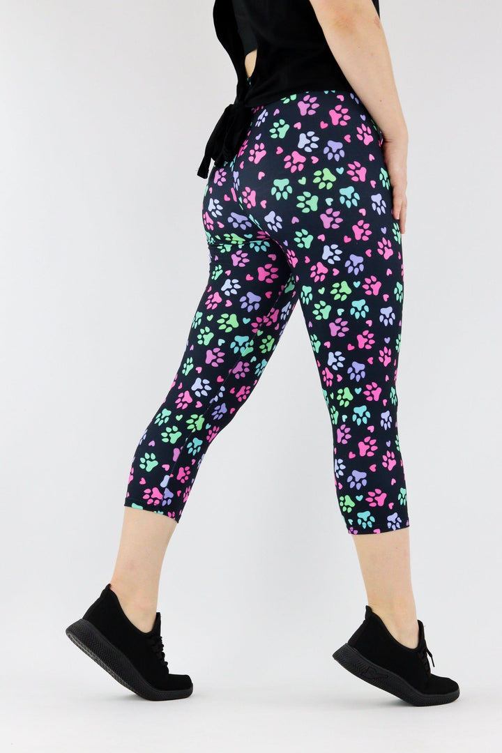 Paw'ty Time - Casual - Capri Leggings Casual Capri Leggings Pawlie   