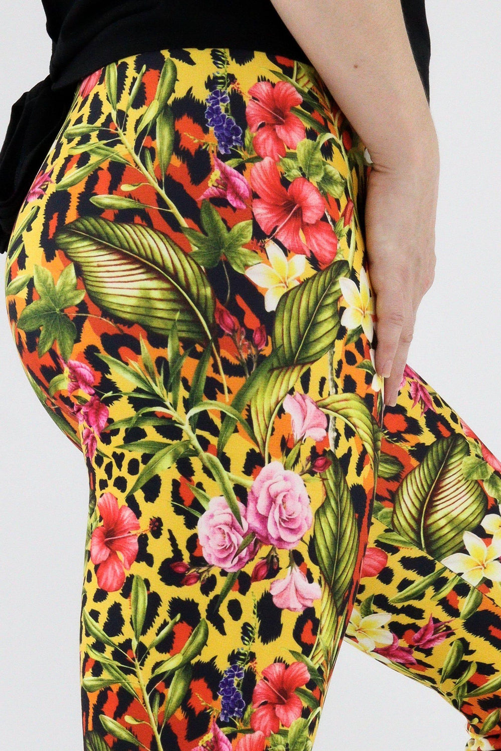 Leopard Oasis - Casual - Capri Leggings Casual Capri Leggings Pawlie   