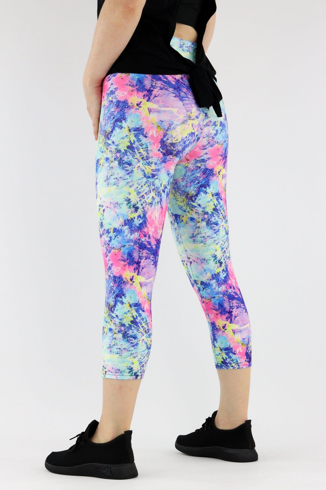 Marble Madness - Casual - Capri Leggings Casual Capri Leggings Pawlie   