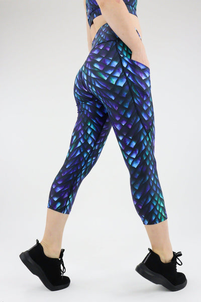 Dragon keeper - Dynamic Active - Pocket Capri Leggings Active Leggings Pawlie   