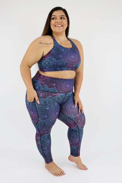 Holographic Mandala - Dynamic Active - Pocket Full Leggings Active Leggings Pawlie   