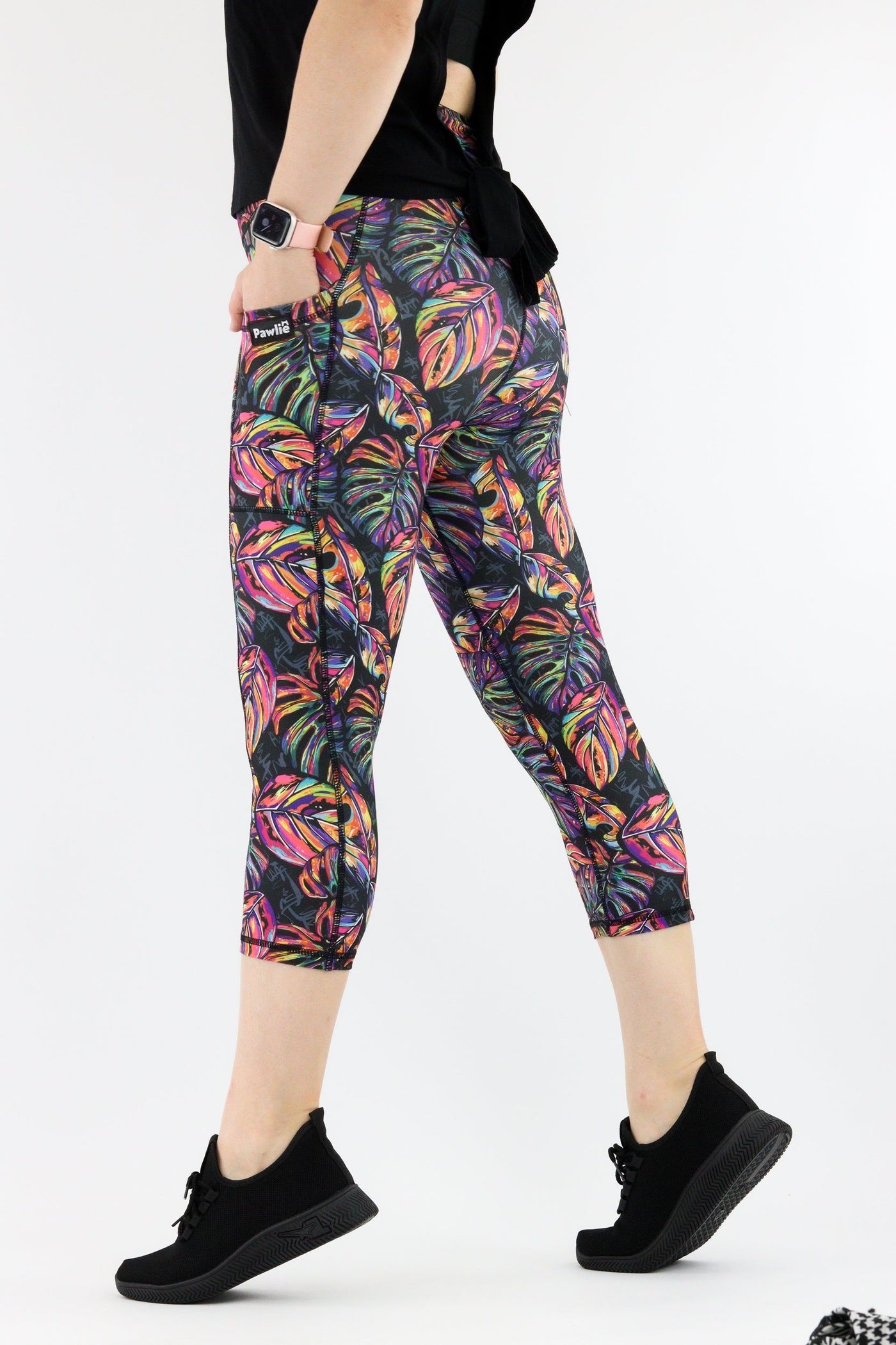 Tropic Life - Hybrid 1.0 - Leg Pockets - Capri Leggings Hybrid Capri Leggings Pawlie   