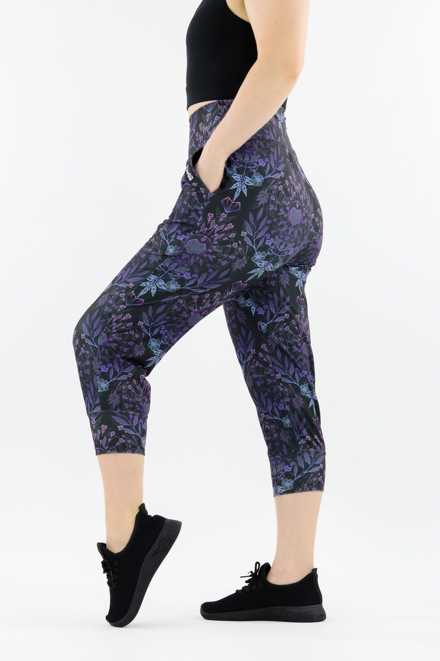 Spiritual Awakening - Hybrid - Pocket Capri Joggers 1.0 Hybrid Joggers Pawlie   