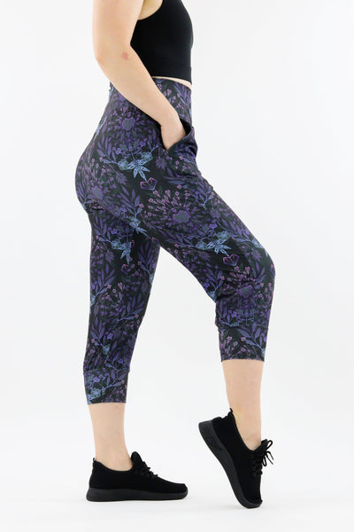 Spiritual Awakening - Hybrid - Pocket Capri Joggers 1.0 Hybrid Joggers Pawlie   