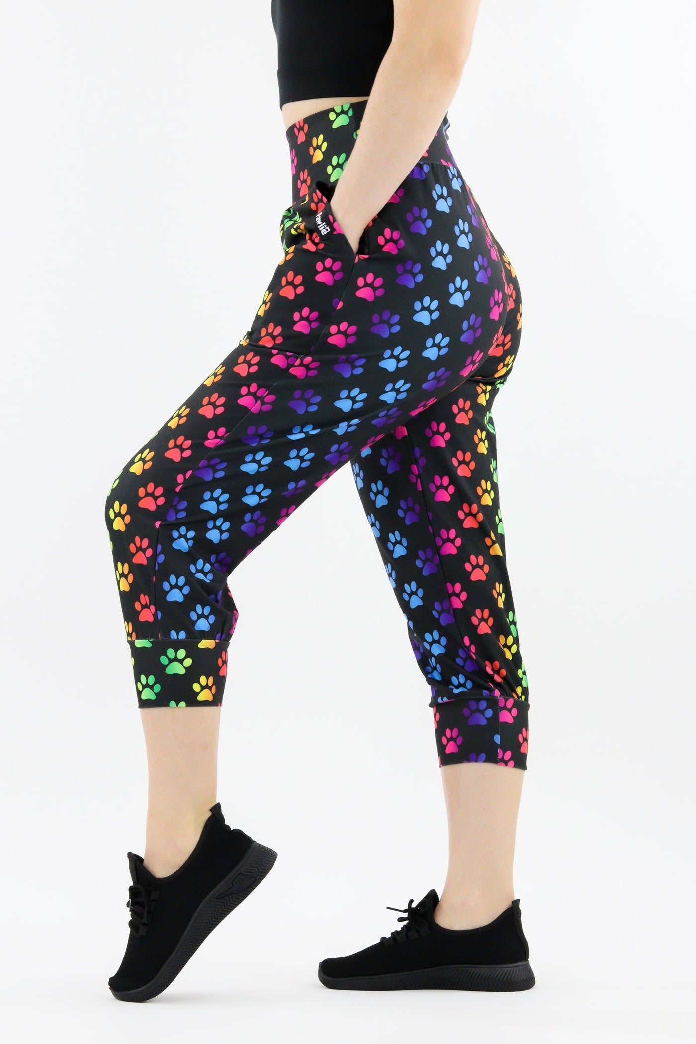 Rainbow Paws - Hybrid - Pocket Capri Joggers 1.0 Hybrid Joggers Pawlie   