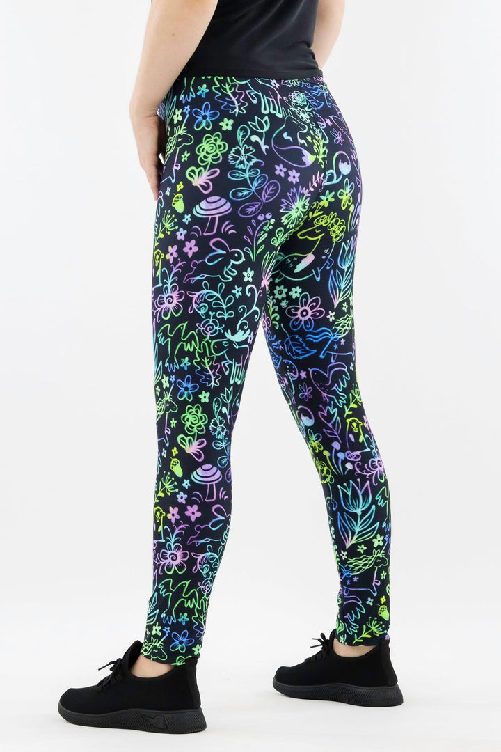 Unicorn Forest - Casual - Long Full Leggings Casual Full Leggings Pawlie   