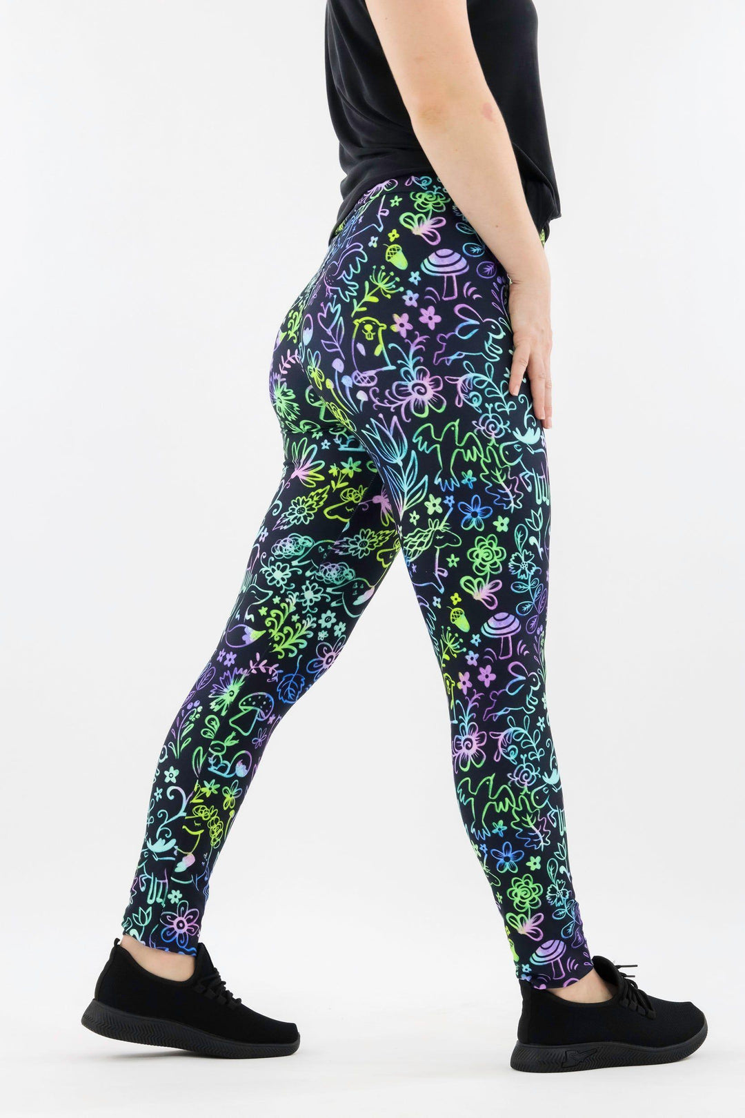 Unicorn Forest - Casual - Long Full Leggings Casual Full Leggings Pawlie   