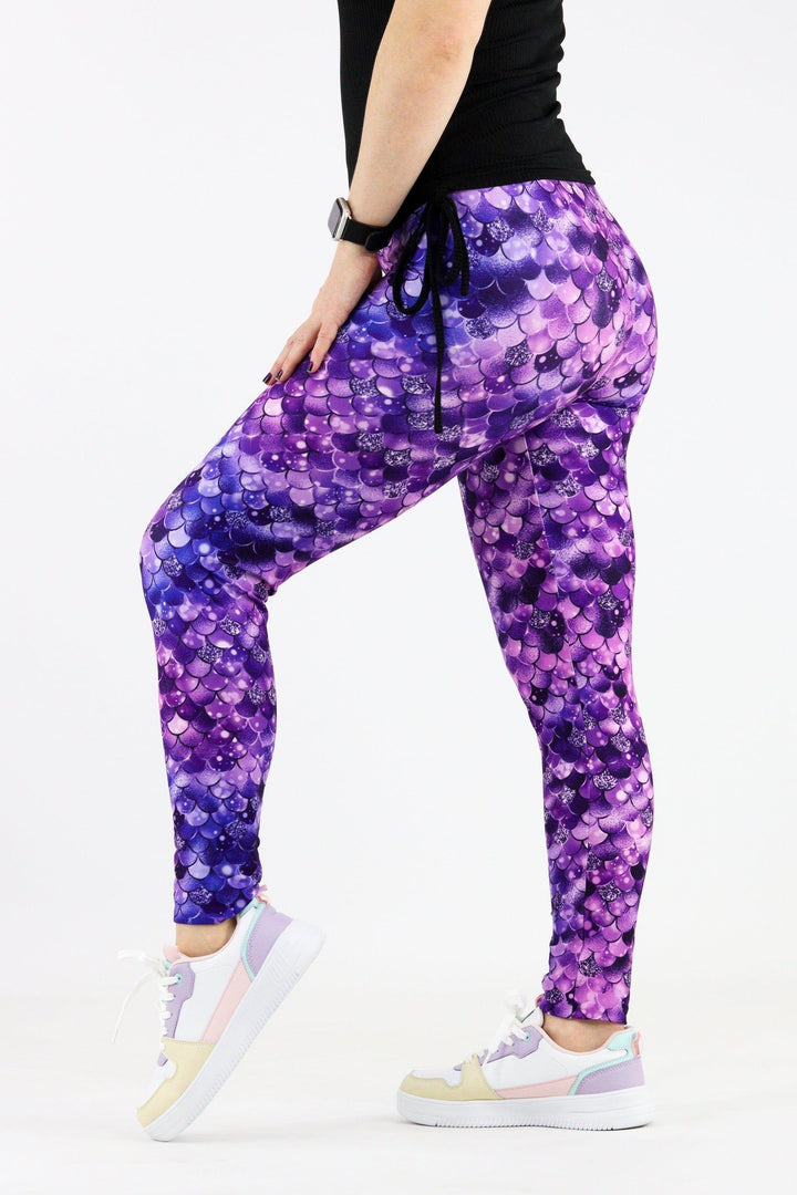 Royal Mermaid - Casual Full Leggings Casual Full Leggings Pawlie   