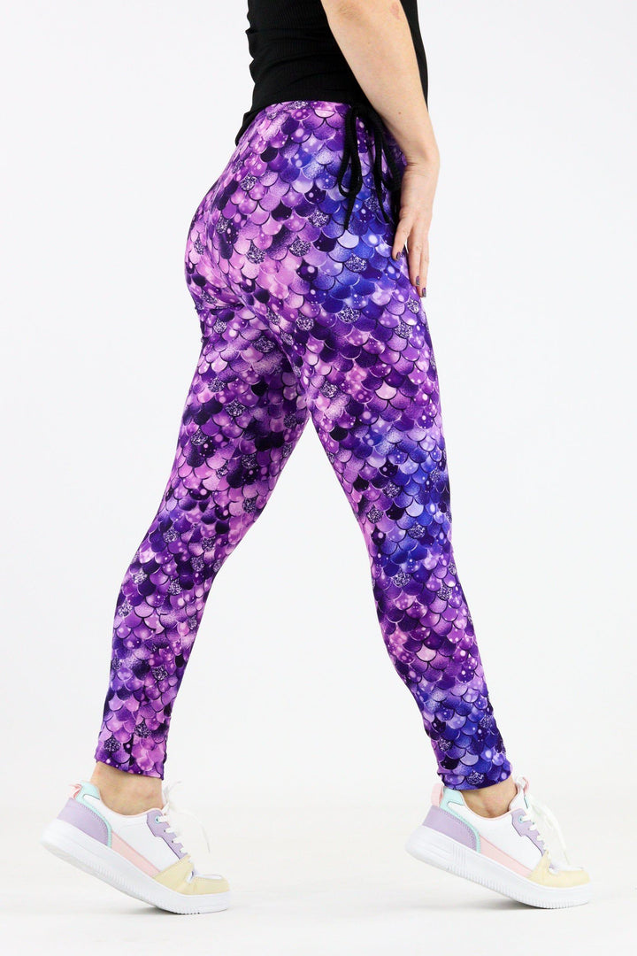 Royal Mermaid - Casual Full Leggings Casual Full Leggings Pawlie   