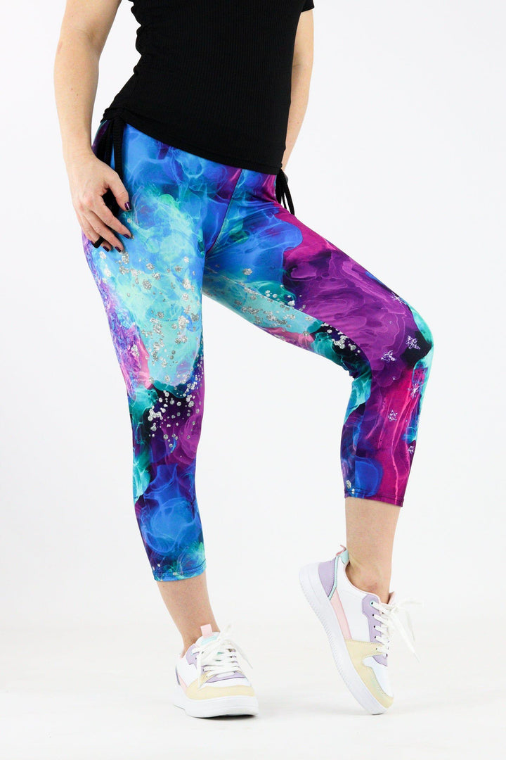 Magic Waters - Casual Capri Leggings Casual Capri Leggings Pawlie   