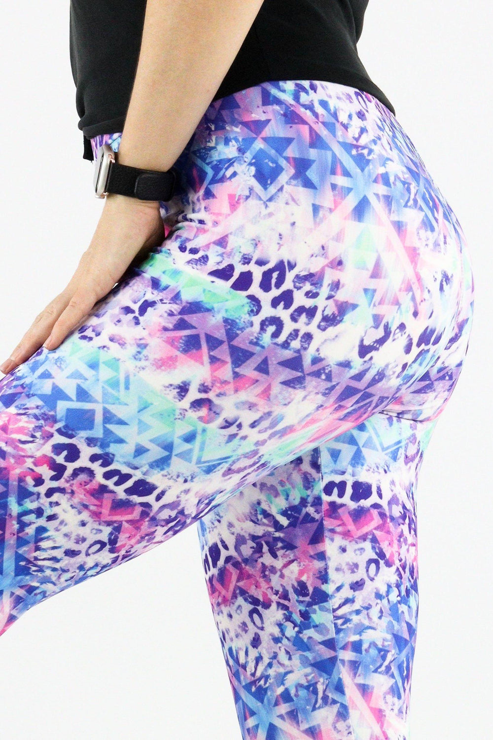 Tribal Safari - Casual Capri Leggings Casual Capri Leggings Pawlie   