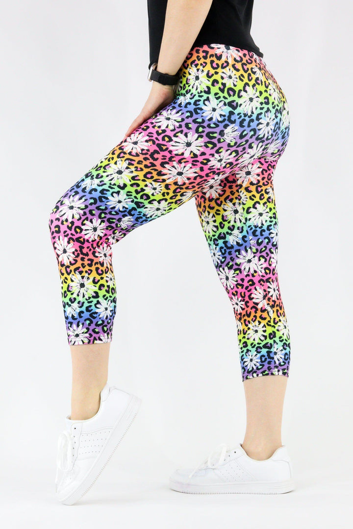 Wild Daisies - Casual Capri Leggings Casual Capri Leggings Pawlie   