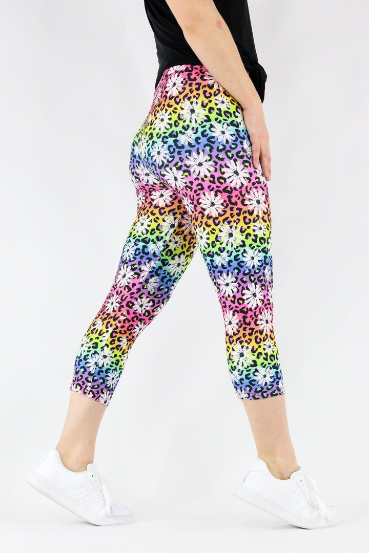 Wild Daisies - Casual Capri Leggings Casual Capri Leggings Pawlie   