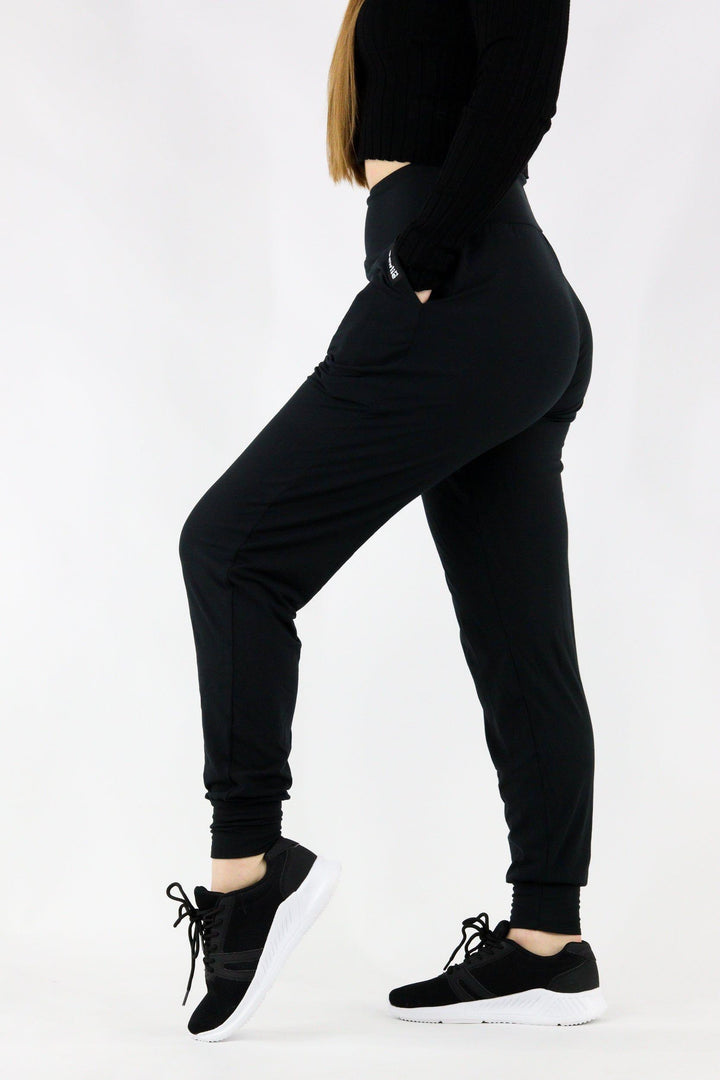 Black - Hybrid 'Soft' Pocket Joggers 1.0 Hybrid Joggers Pawlie   