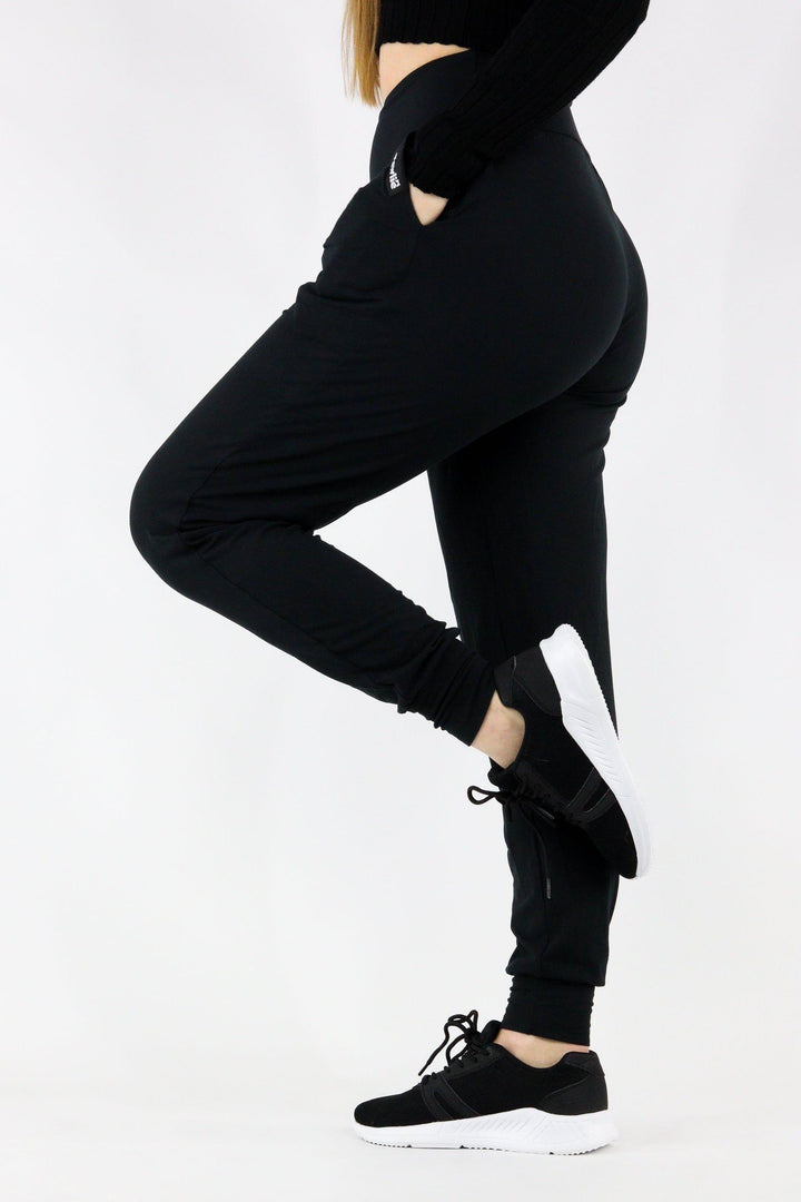 Black - Hybrid 'Soft' Pocket Joggers 1.0 Hybrid Joggers Pawlie   