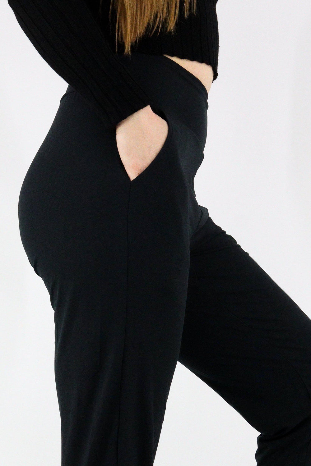 Black - Hybrid 'Soft' Pocket Joggers 1.0 Hybrid Joggers Pawlie   