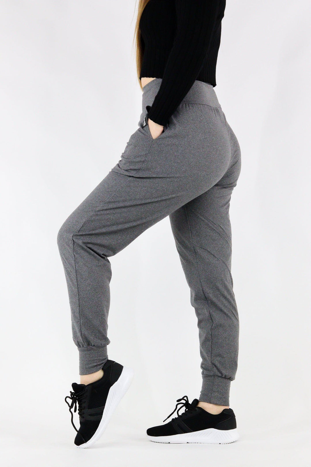 Mid Heather Grey - Hybrid 'Soft' Pocket Joggers 1.0 Hybrid Joggers Pawlie   