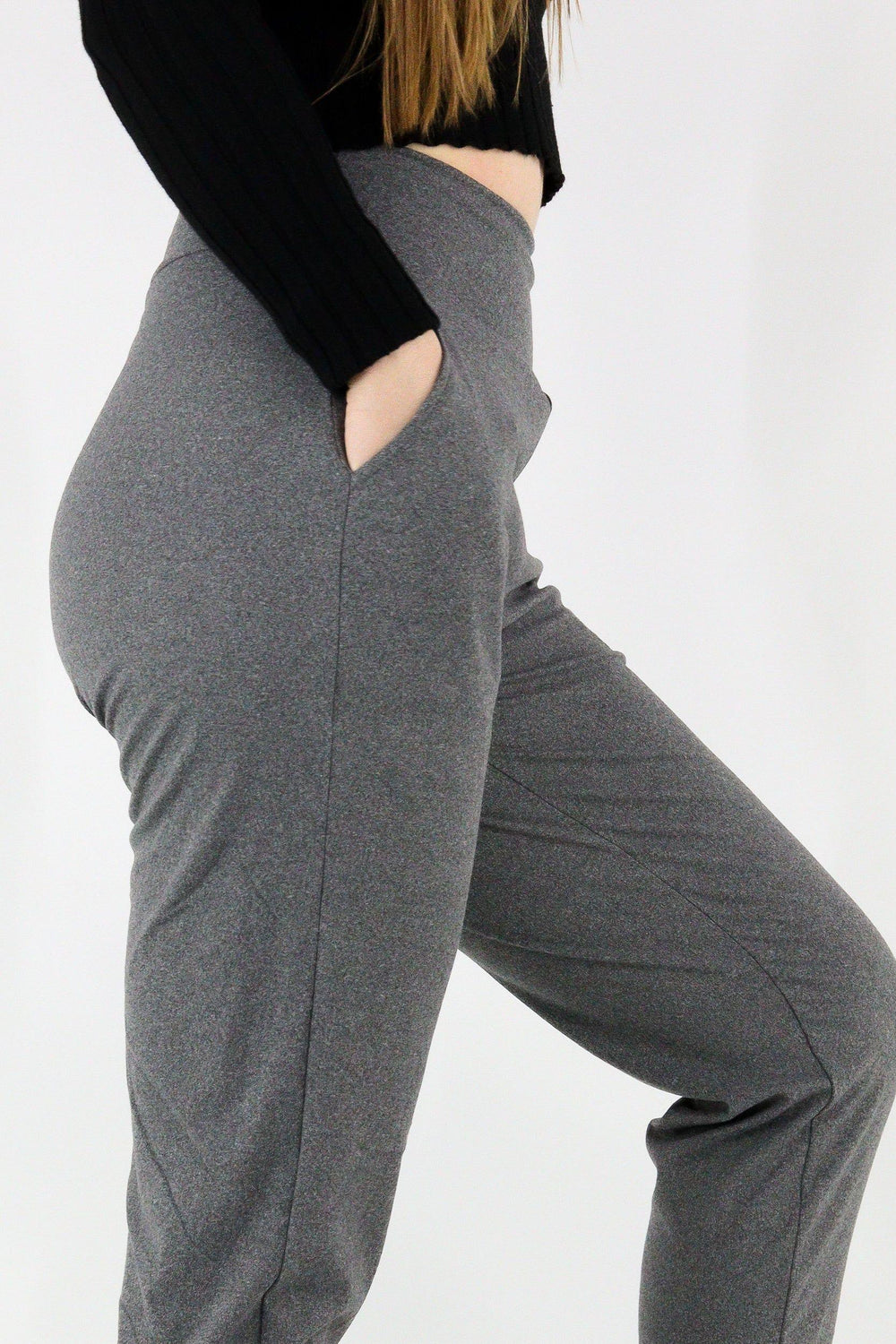 Mid Heather Grey - Hybrid 'Soft' Pocket Joggers 1.0 Hybrid Joggers Pawlie   