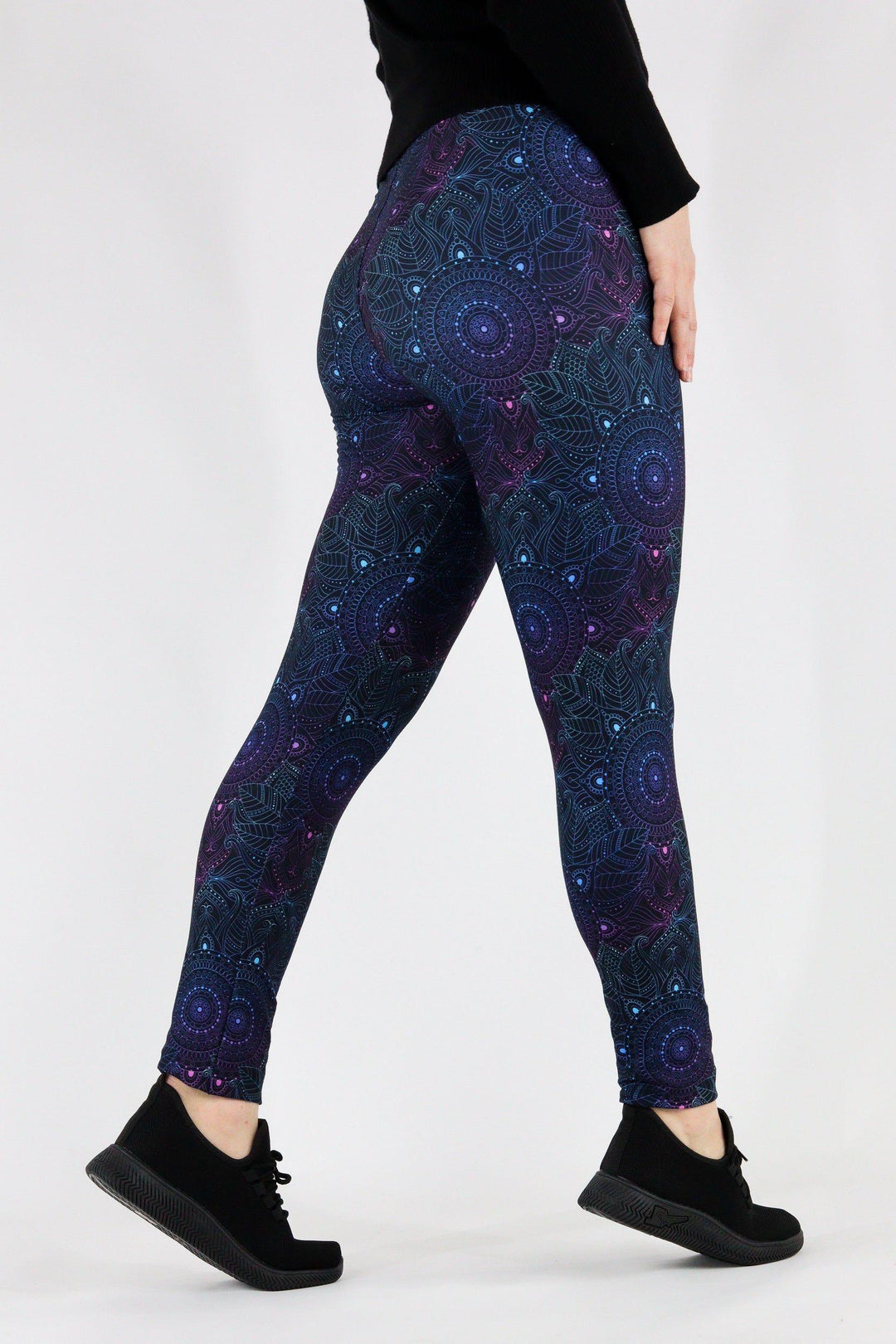 Holographic Mandala - Casual Full Leggings Casual Full Leggings Pawlie   