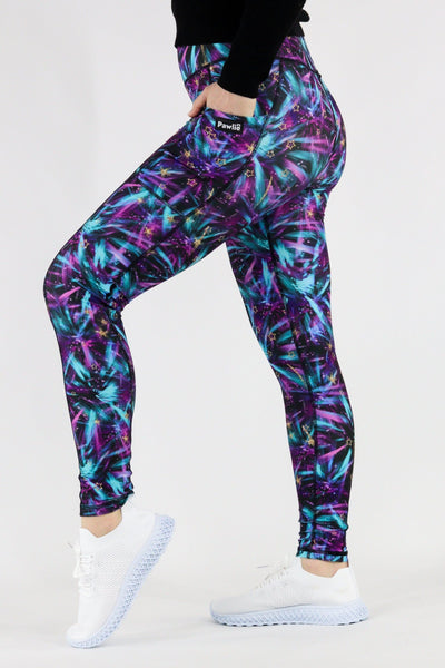 Firework Sky - Hybrid 1.0 Pocket Full Leggings Hybrid Full Leggings Pawlie   